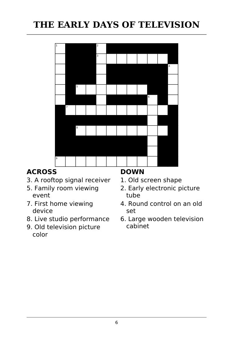 Classic Television Crosswords selected interior preview 4