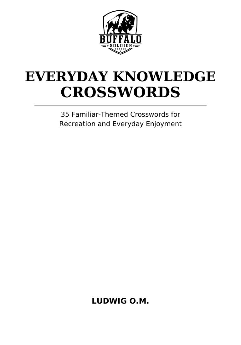 Everyday Knowledge Crosswords selected interior preview 2