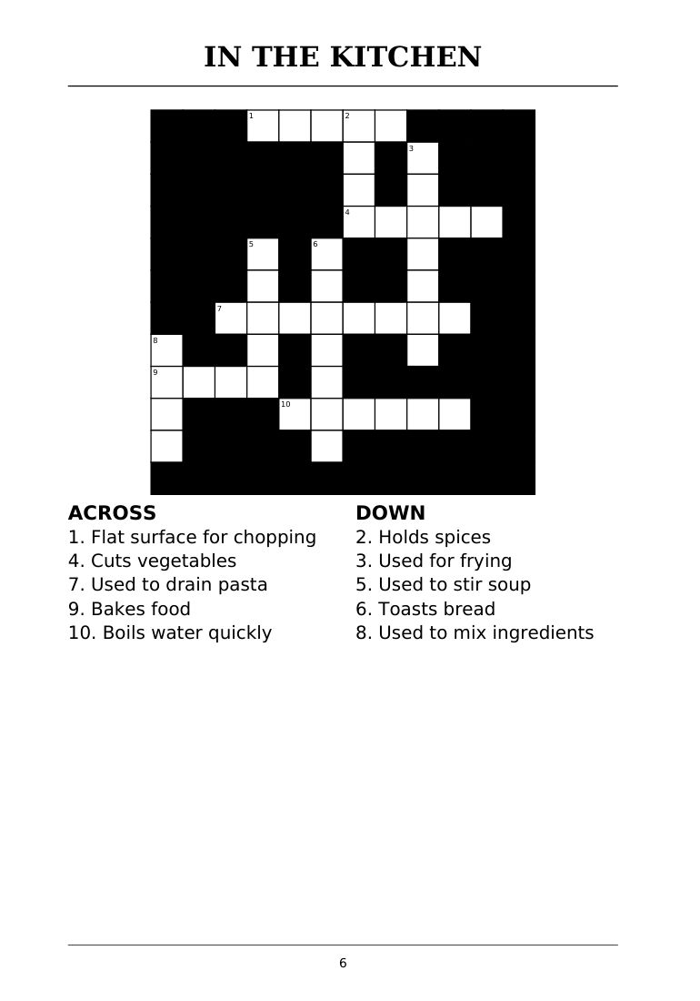 Everyday Knowledge Crosswords selected interior preview 4