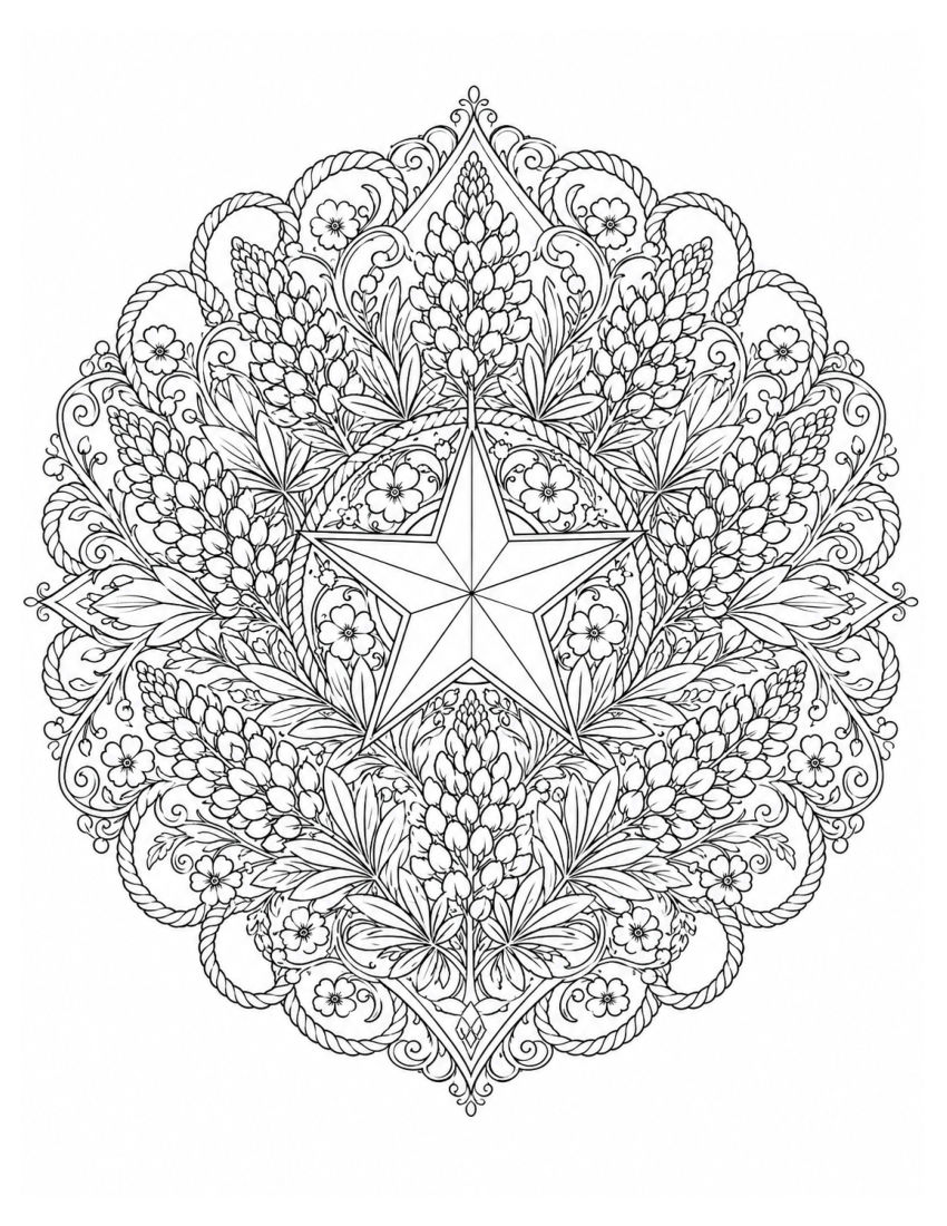 Texas Calm Mandalas selected interior preview 4